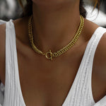 Mars Curb Chain Necklace